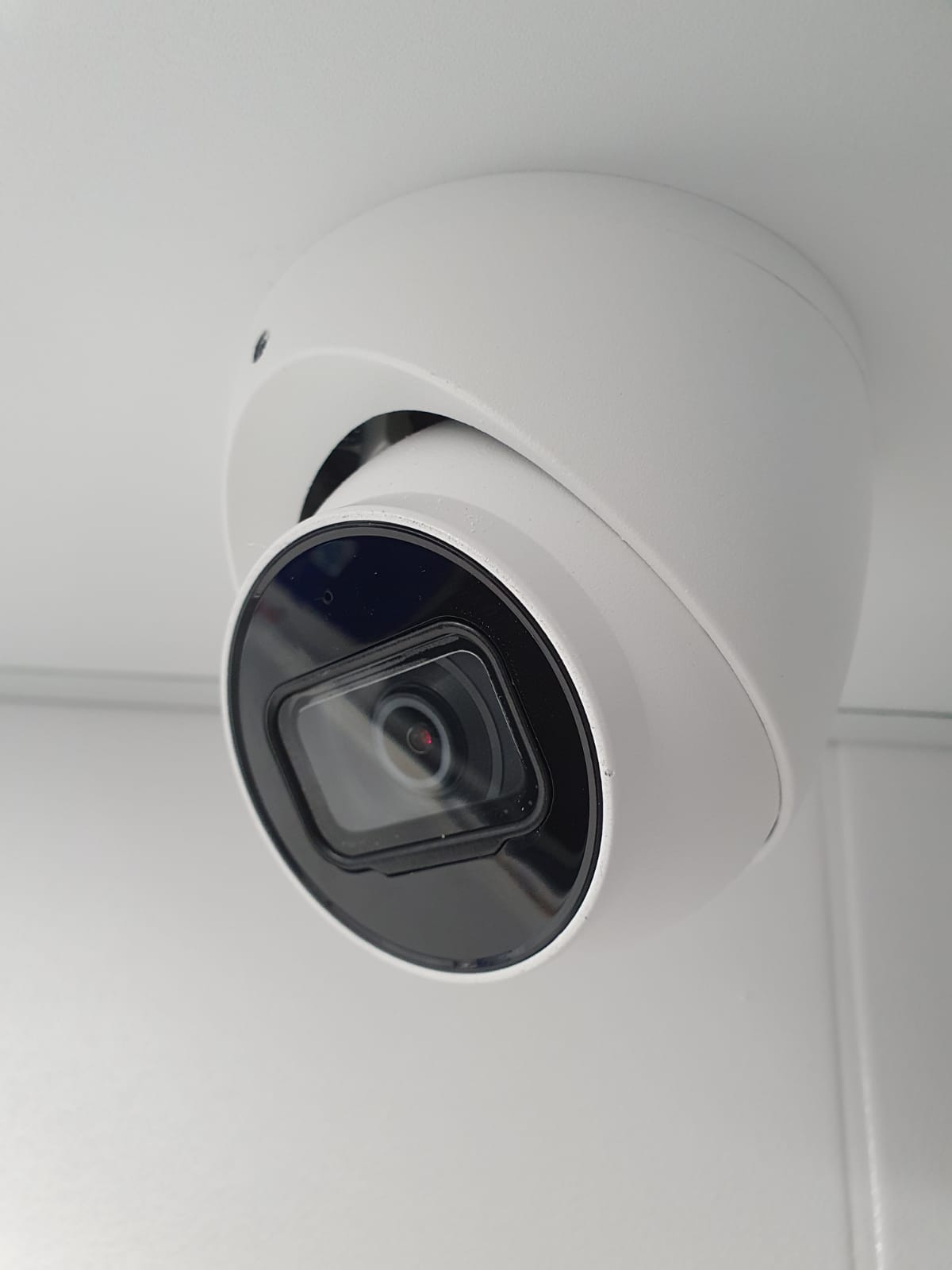 CCTV camera on exterior wall